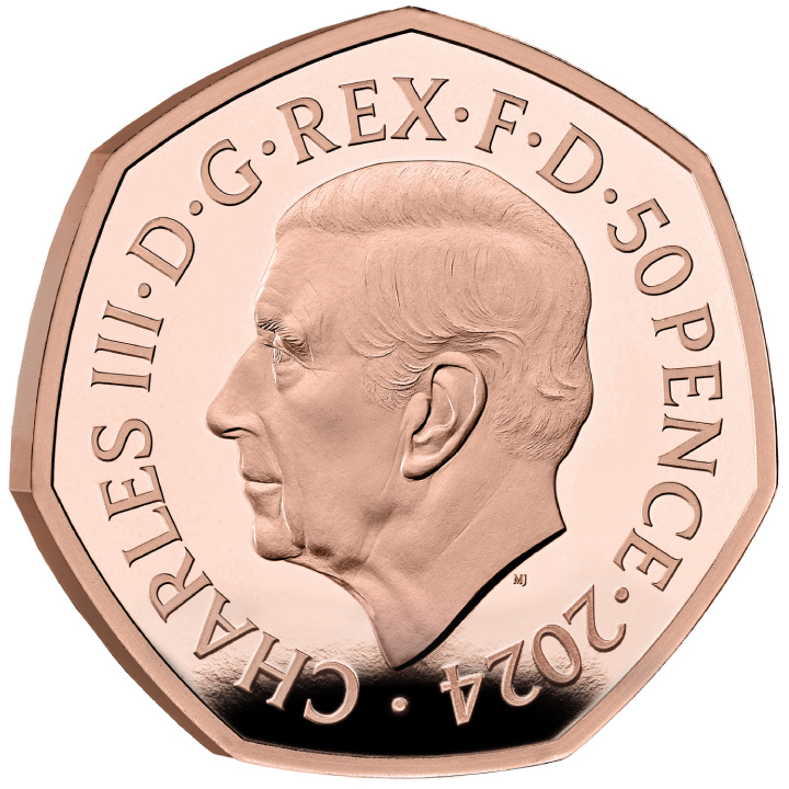 D-Day 50p arany 2024 Proof