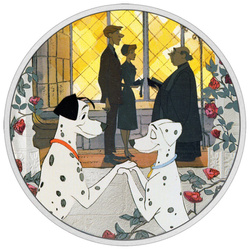 Niue: Disney 101 Dalmati - Amore colorato 1 oncia d'argento 2022 Proof
