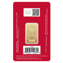 The Royal Canadian Mint Bar - Lunar Year of the Horse 10 grams Gold 2026