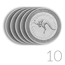 Canguro Australiano 1 Onza Platino 2020 PAQUETE DE 10 PAQUETES
