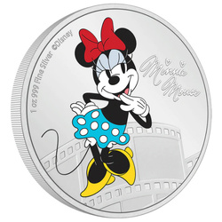 Niue: Disney Mickey & Friends - Minnie Mouse coloreado 1 oz Plata 2023 Proof