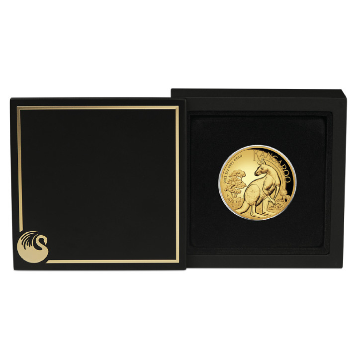Australijski Kangur 2 uncje Złota 2023 Proof High Relief