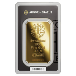 Sztabka Złota Argor-Heraeus 100g
