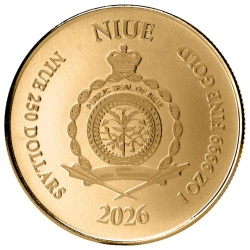 Gold Coin Scottsdale Mint: Lady Justice 1 oz Gold 2026