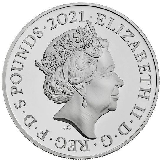 The Remembrance Day coloured Silber 2021 Proof