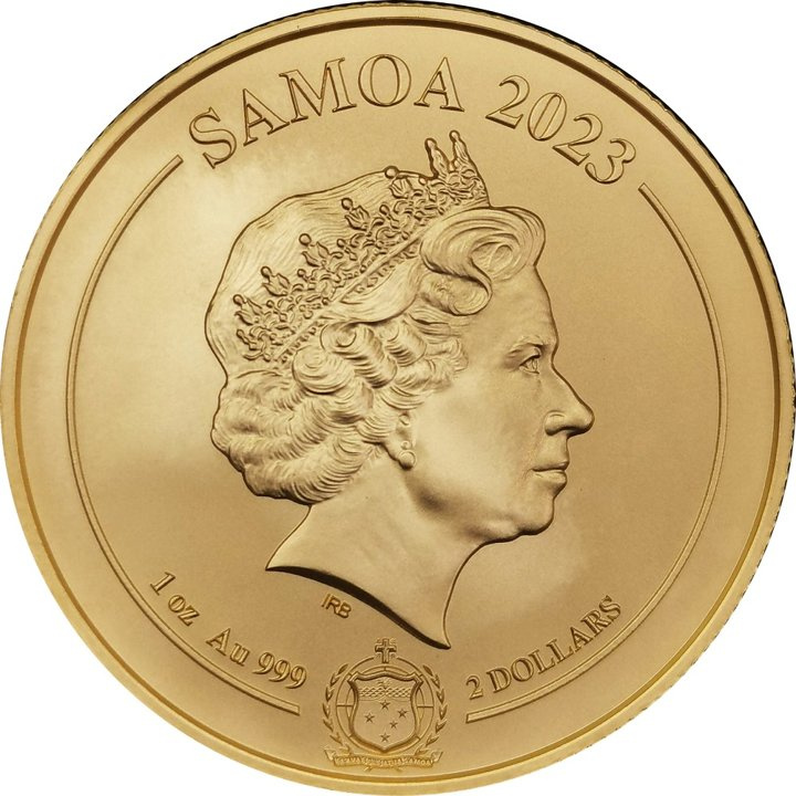 Samoa: Four Guardians - White Tiger 1 oncia d'oro 2023