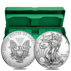 American Eagle 1oz Silver Circulation condition after cleaning from painting coins