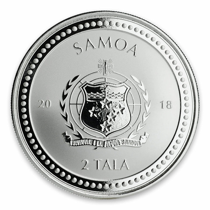 Samoa: Tengeri csikóhal 1 uncia ezüst 2018