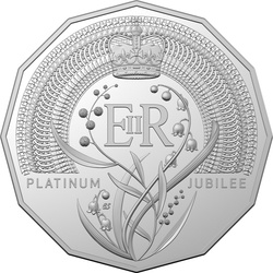 Platinum Jubilee of HM Queen Elizabeth II Copper-nickel 2022 