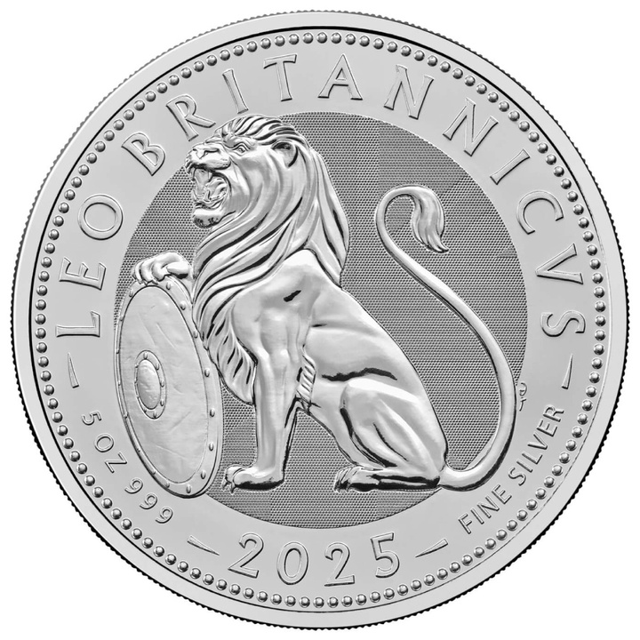 The British Lion 5 uncji Srebra 2025