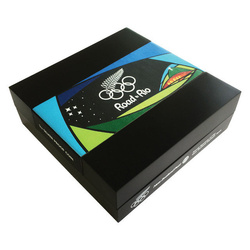 Road to Rio kolorowany 1 uncja Srebra 2016 Proof