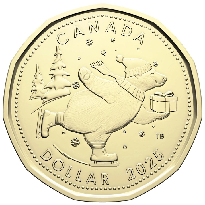 Zestaw Canada : Coffret de Noël 5 monet 2025