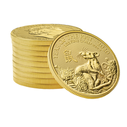 A Patkány éve 1 oz arany Egyesült Királyság 2020
