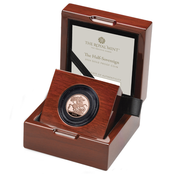 Regno Unito: 1/2 Sovrano - Carlo III 2024 Proof