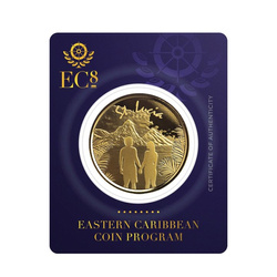 St. Lucia Couple 1 oz Gold 2022