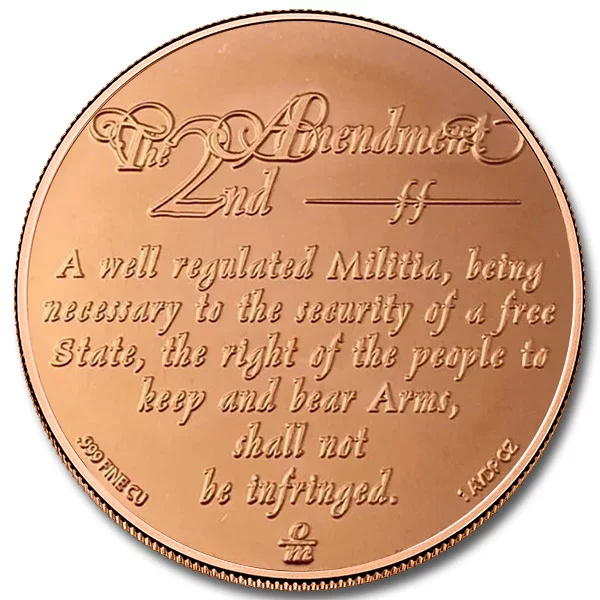 2nd Amendment We The People 1 uncja Miedzi