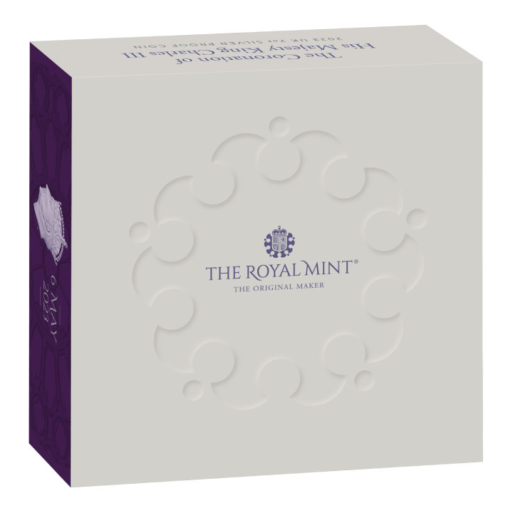 The Coronation of His Majesty King Charles III 2 oz Silver 2023 Proof