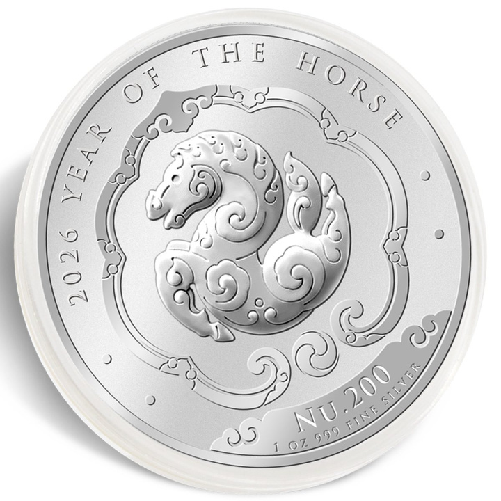Bhutan: Lunar Year of the Horse 1 oz Silver 2026