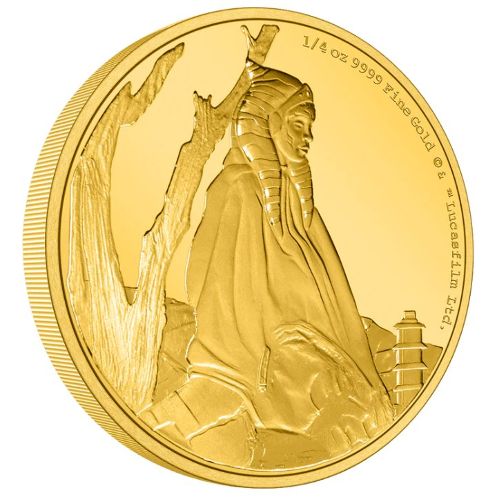 Niue: Star Wars The Mandalorian – Ahsoka Tano 1/4 oz Gold 2022 Proof