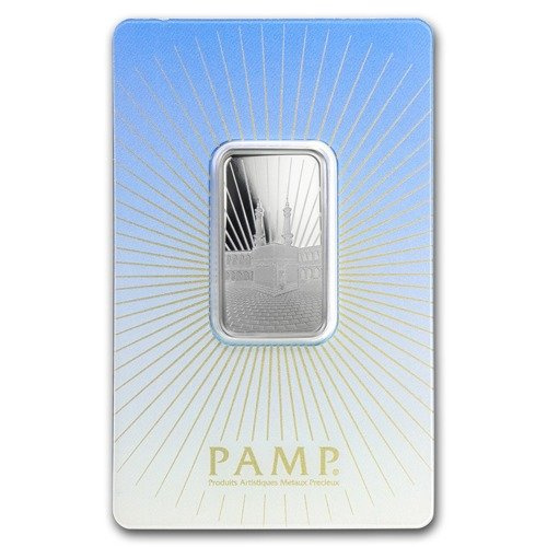 10 gram Bar Silber PAMP Suisse Religious Series (Ka' Bah. Mecca)