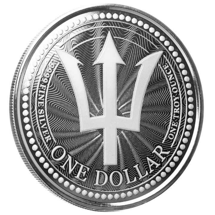 Barbados: Trident 1 oz Silver 2023