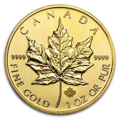 Canadian Maple Leaf 1 oz Gold 2014