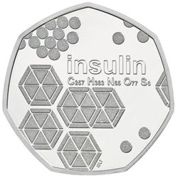100. Anniversary of the discovery of insulin 8 grams Copper 2021