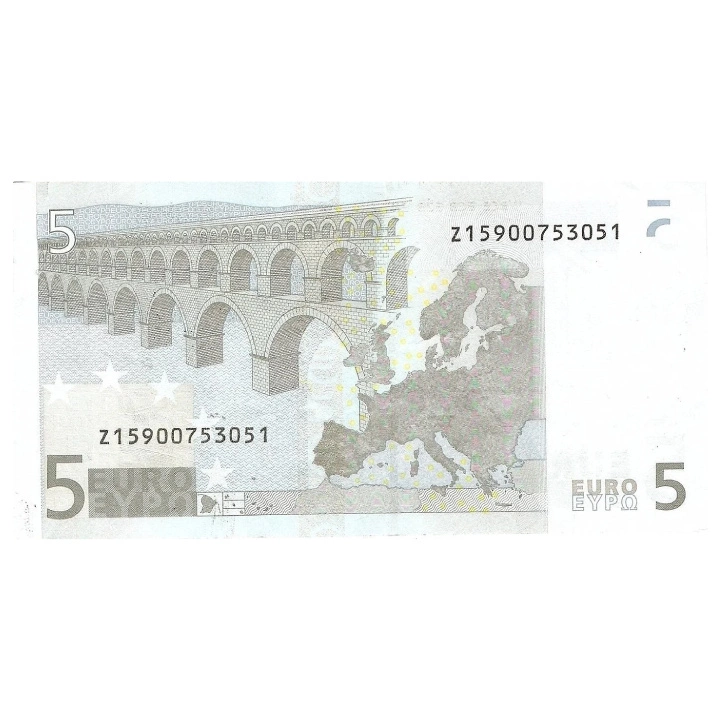 Bancnotă de 5 euro 5 EUR în stare de circulație