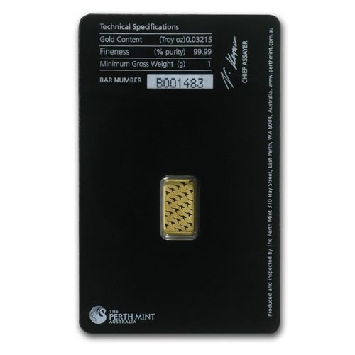 The Perth Mint: Sztabka 1 g Złota