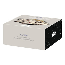 Star Wars: Millennium Falcon 50p oro 2024 Proof