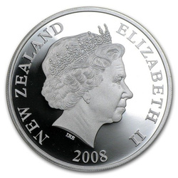 Kiwi 1 oz Plata 2008 Proof