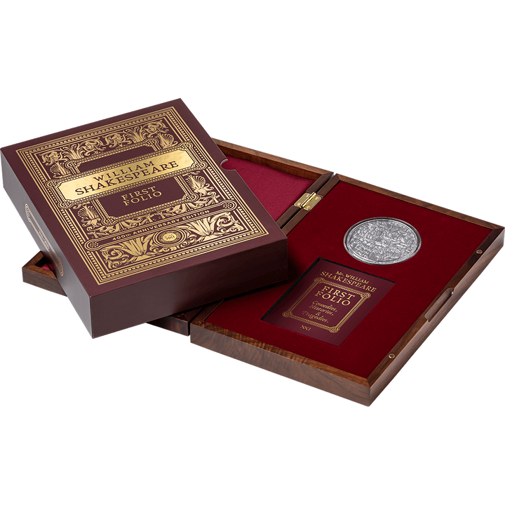 Camerun William Shakespeare 5 oz Argint 2023 Antique Finish