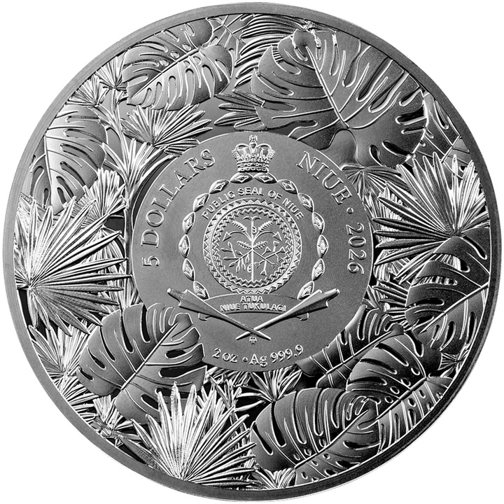 Niue ezüstérme: Representatives of the Species - Rainbow Toucan 2 uncia ezüst 2026 High Relief