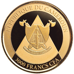 Cameroun : Guépard 1 once d'or 2022 Proof