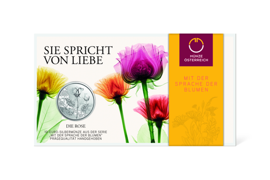 Rose 10 Euro Silber 2021