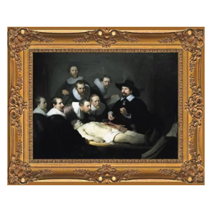 Kamerun: Rembrandt - Die Anatomiestunde des Doktor Tulp farbig 500 Franken CFA Silber 2019