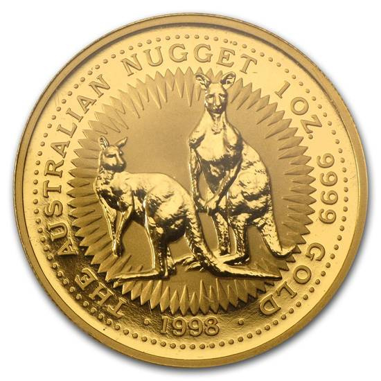 Canguro Australiano - Nugget 1 oz Oro 1998