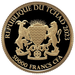 Republic of Chad: Bull & Bear 1/10 oz Gold 2023