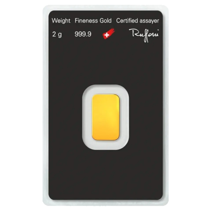 Argor Heraeus 2 Gram Gold Bar