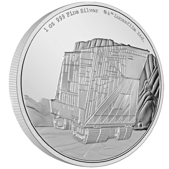 Niue: Star Wars - Sandcrawler 1 oz Silber 2022 Proof