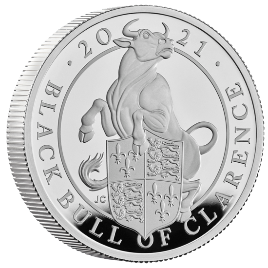 Beasts of the Queen: Set of 10 coins 2 oz Silver 2021 Proof