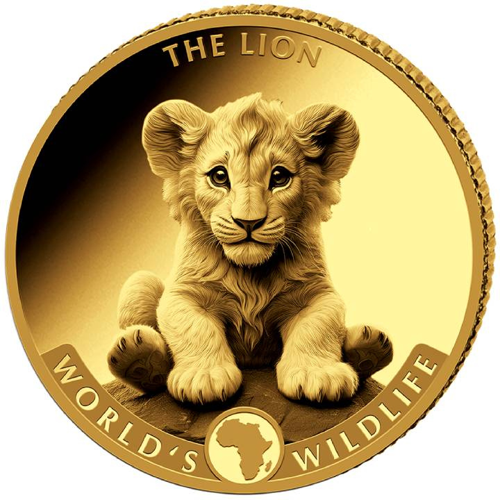 Congo: World‘s Wildlife - The Lion 2025 Proof Set