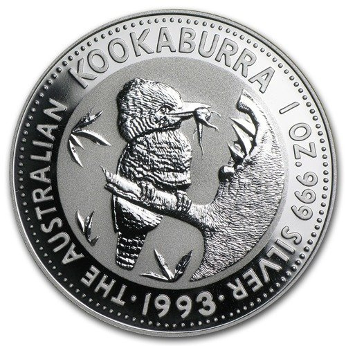 Kookaburra 1 oz Silver 1993