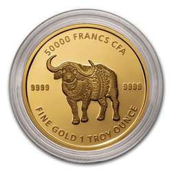 Republic of Chad: Buffalo 1 oz Gold 2020