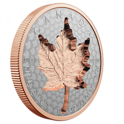 Maple Leaf Super Incuse 1 once d'argent 2022 Proof