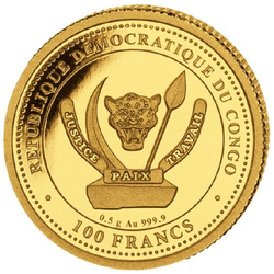 Kongo: Prehistorický život – Mamenchisaurus 0,5 gramu zlata 2020