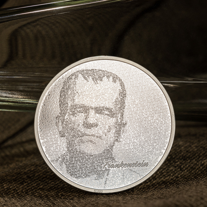 Cook Islands: Typefaces - Frankenstein 1 oz Silver 2023 Proof