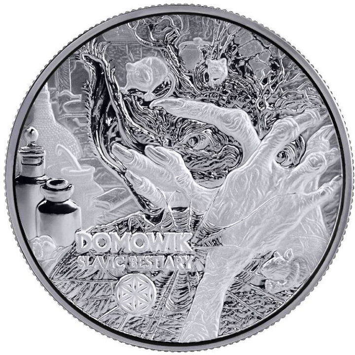 Cameroon: Slavic Bestiary - Domowik 1 oz Silber 2023