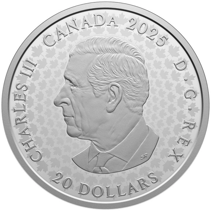 Canada: Animal Portraits: Grey Wolf 1 oz. Fine Silver 2025 Proof