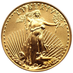 Amerykański Orzeł 1/2 uncji Złota 2004 MS69 PCGS